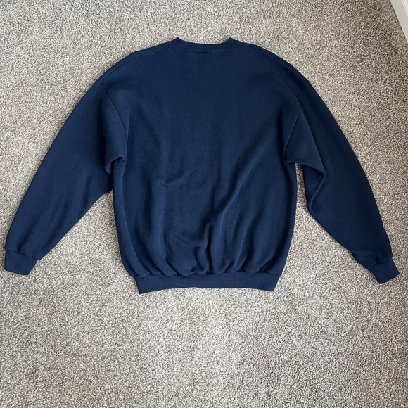 Dallas Cowboys Vintage Embroidered Blue Crewneck Sweatshirt Made in USA, Size XL - Picture 6 of 6
